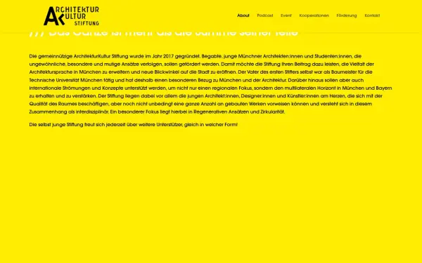 architekturkultur.foundation