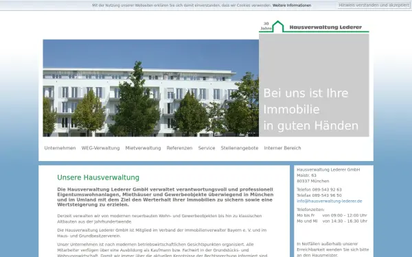 hausverwaltung-lederer.de