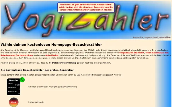 www.yogizaehler.de