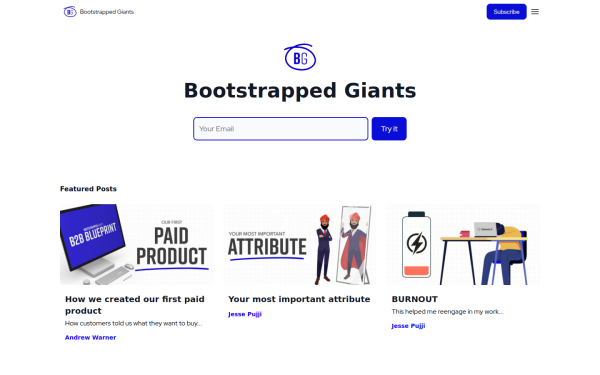 bootstrappedgiants.com