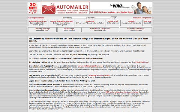 mailingkalkulator.de
