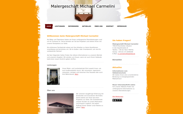 www.malergeschaeft-carmelini.de