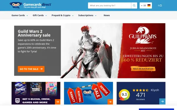 gamecardsdirect.com