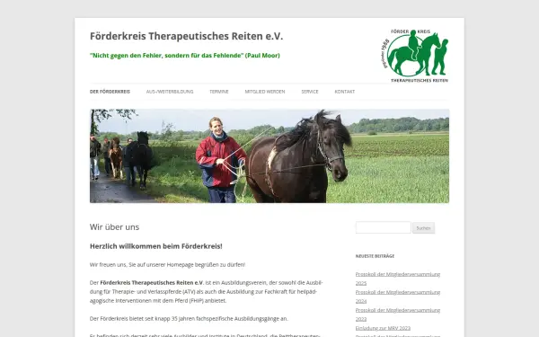 www.foerderkreis-therapeutisches-reiten.de