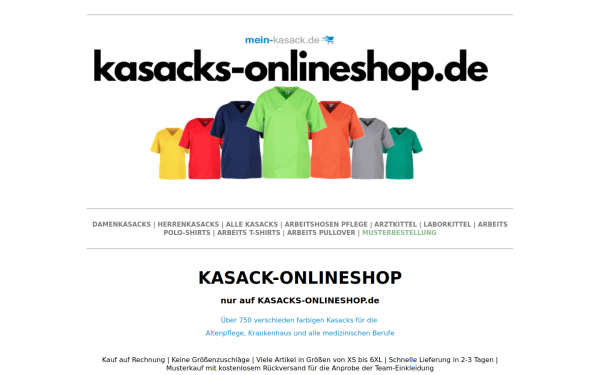 www.kasacks-onlineshop.de
