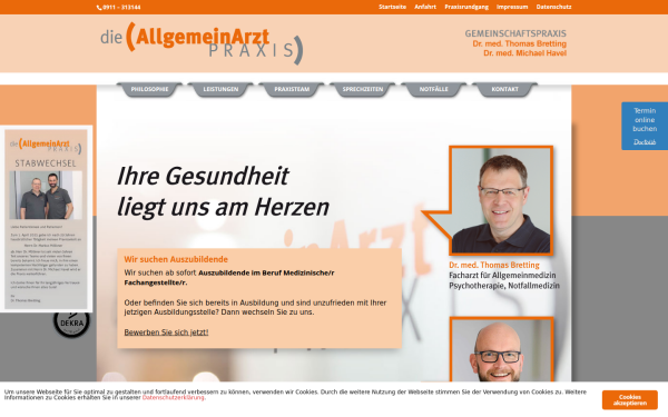 www.die-allgemeinarztpraxis.de