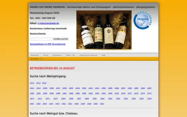 www.grandcruweine.de