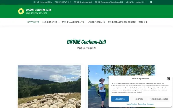 www.gruene-cochemzell.de