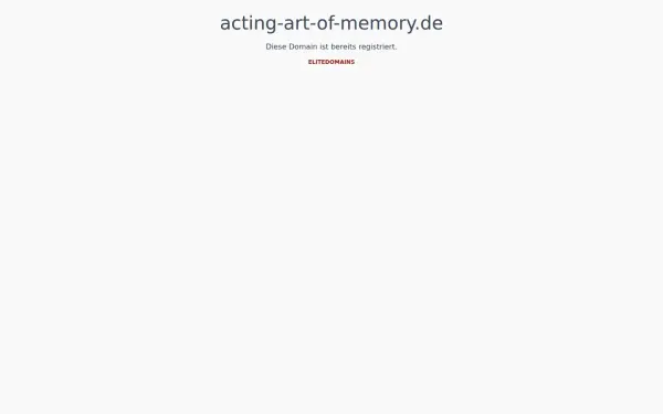 acting-art-of-memory.de