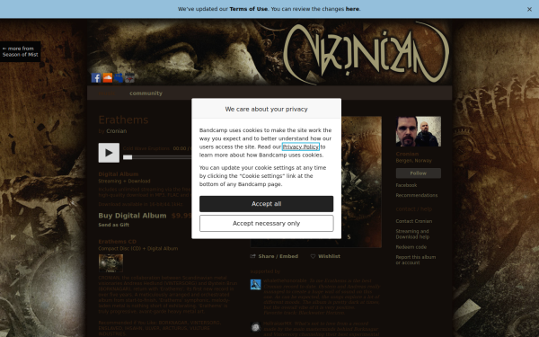 cronian.bandcamp.com