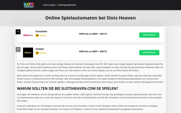 www.slotsheaven.com