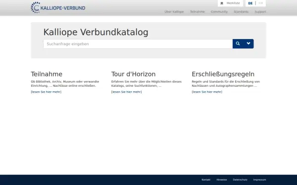 kalliope-verbund.info