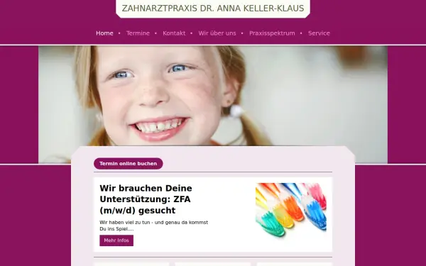 www.zahnarztpraxis-keller.de