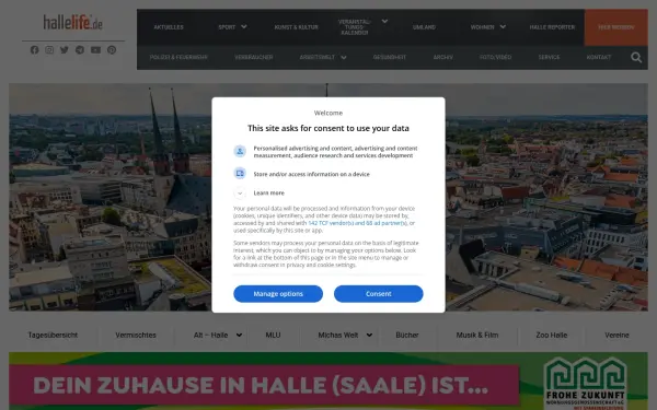 www.hallelife.de