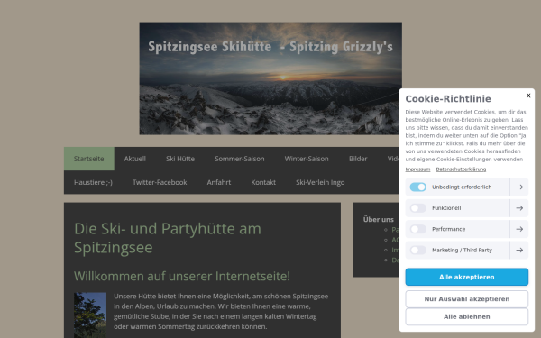 www.spitzingsee-huette.de
