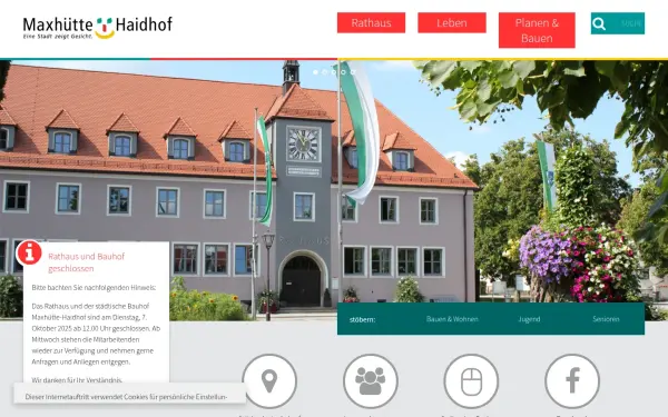 www.maxhuette-haidhof.de