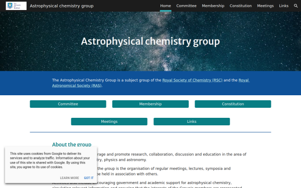 astrochemistry.sites.sheffield.ac.uk