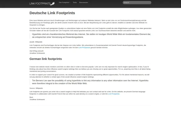www.linkfootprints.de