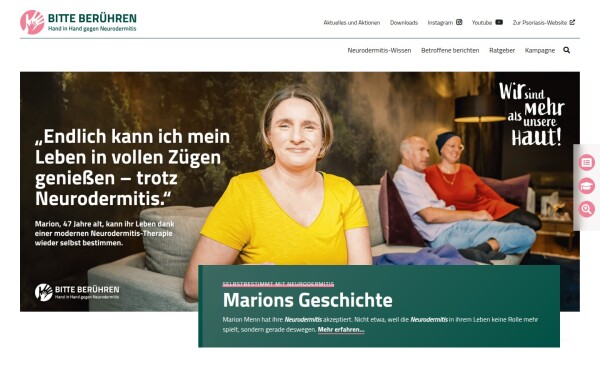 neurodermitis.bitteberuehren.de