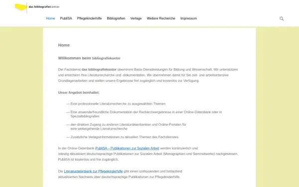www.bibliografiekontor.de