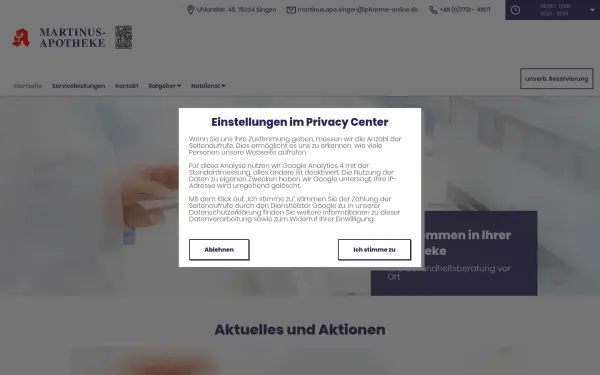 www.martinusapotheke-singen.de
