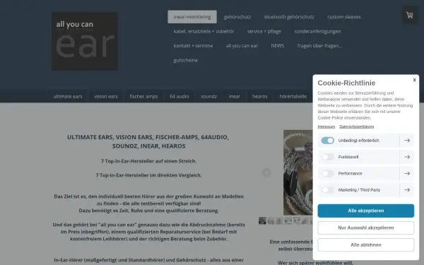www.allyoucanear.de