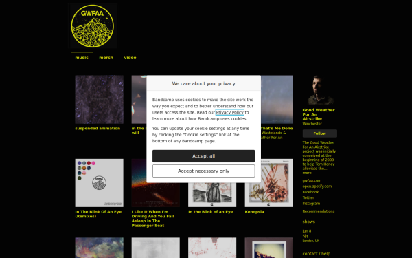 goodweatherforanairstrike.bandcamp.com