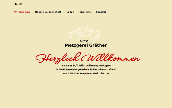 metzgerei-graether.de