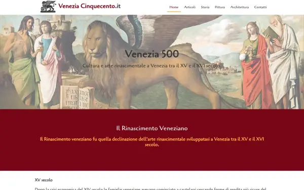 www.veneziacinquecento.it
