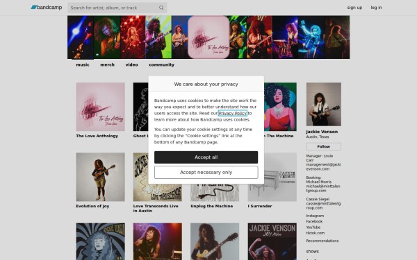 jackievenson.bandcamp.com
