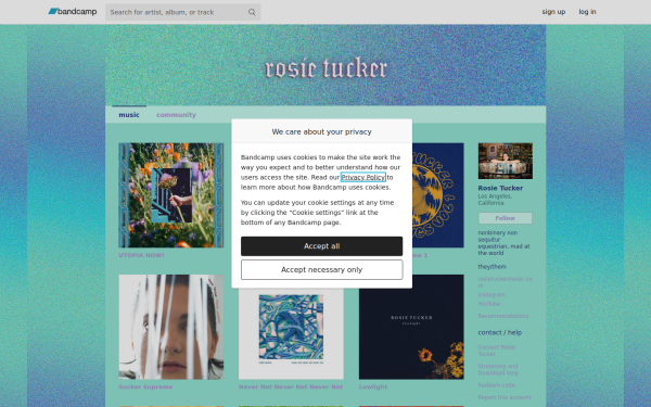 rosietucker.bandcamp.com
