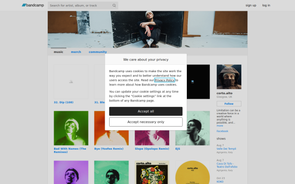 cortoalto.bandcamp.com