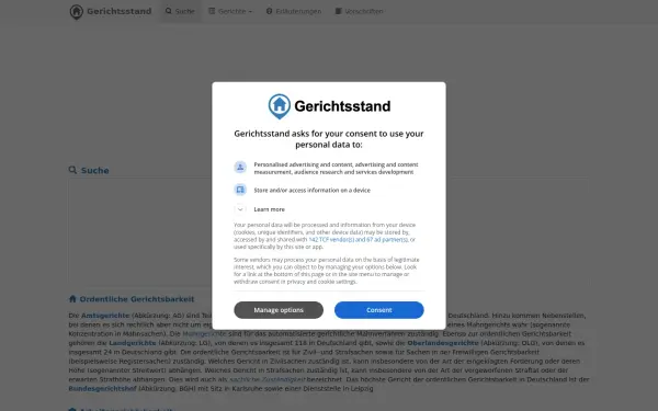 gerichtsstand.net