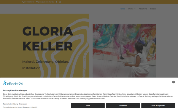 www.gloriakeller.de