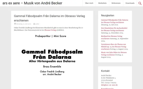 www.ars-ex-aere.de