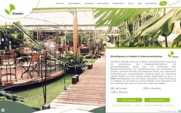 kriestengarten.de
