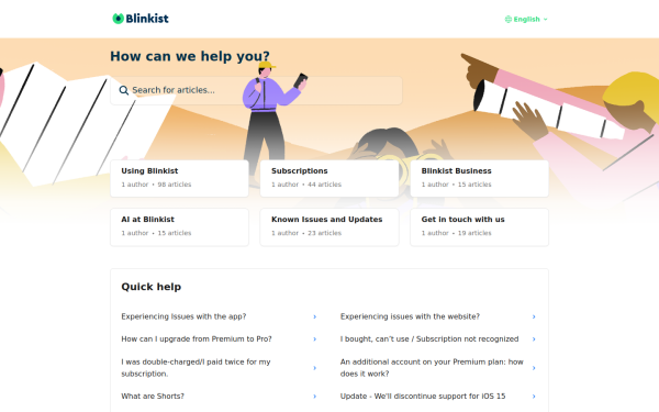support.blinkist.com