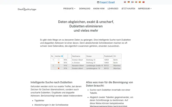 www.dataqualityapps.de