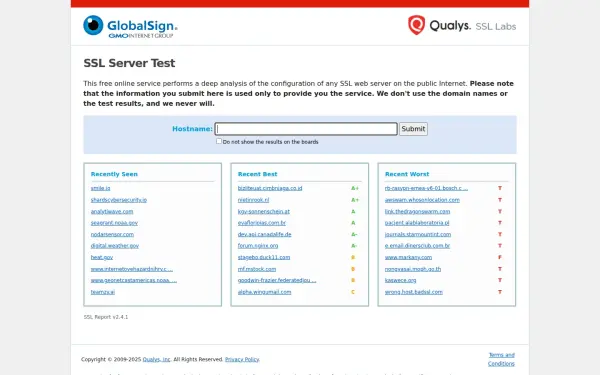 globalsign.ssllabs.com