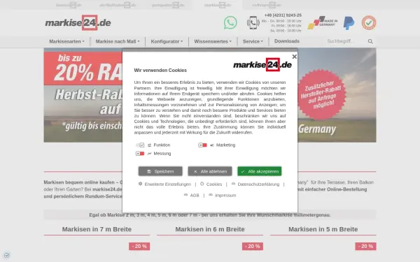www.markise24.de