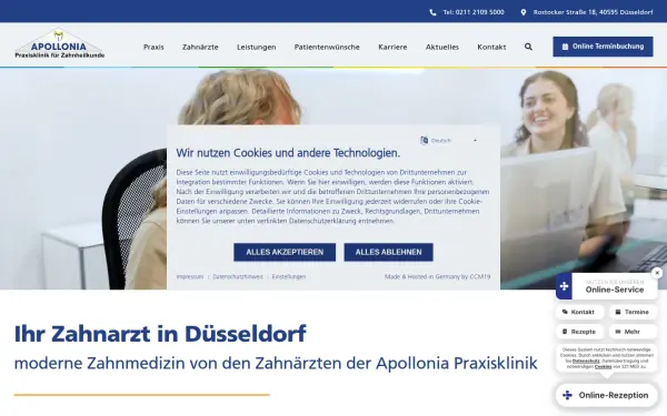www.apollonia-praxisklinik.de