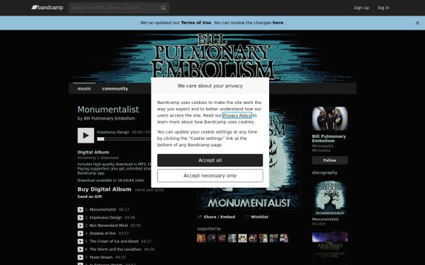 billpulmonaryembolism.bandcamp.com