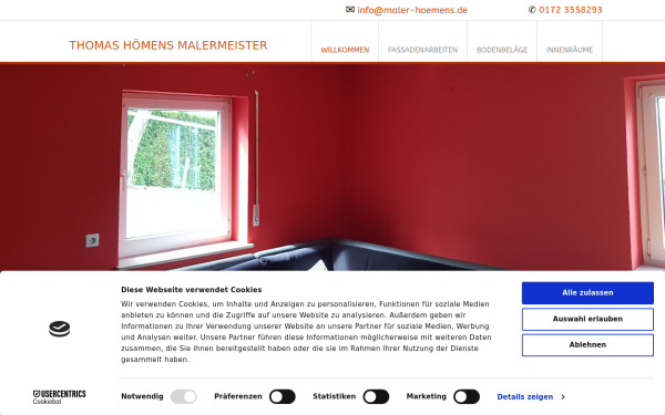 www.maler-hoemens.de