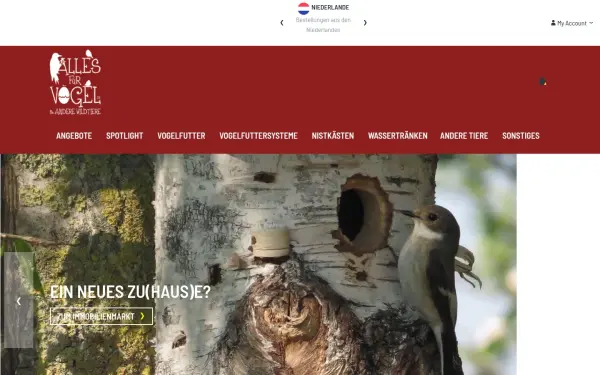 www.allesfuervoegel.de