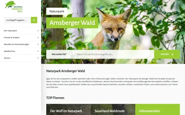 www.naturpark-arnsberger-wald.de