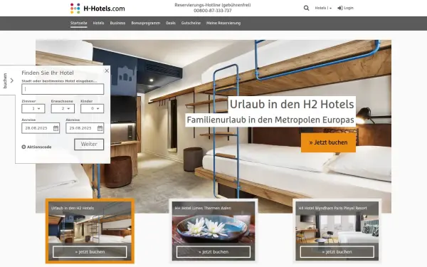 www.h-hotels.com