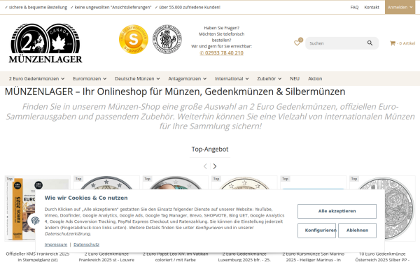 www.muenzenlager.de