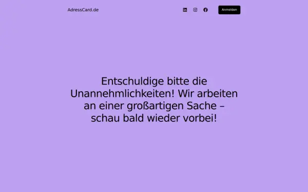 adresscard.de