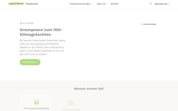 presseportal.greenpeace.de