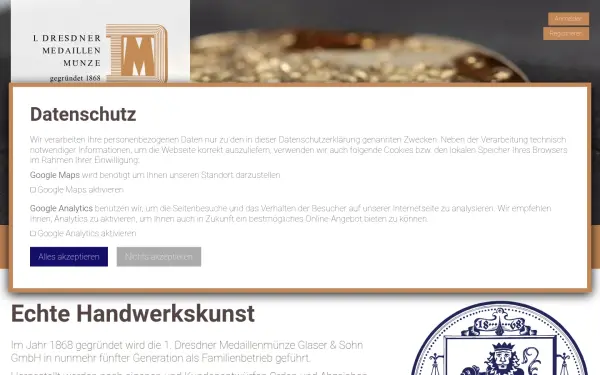 www.medaillenmuenze.de